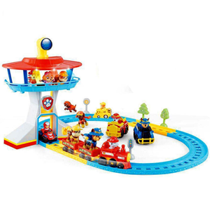 ست اسباب بازی قطار و برج سگ های نگهبان Paw Patrol Lookout Playset Track Toy